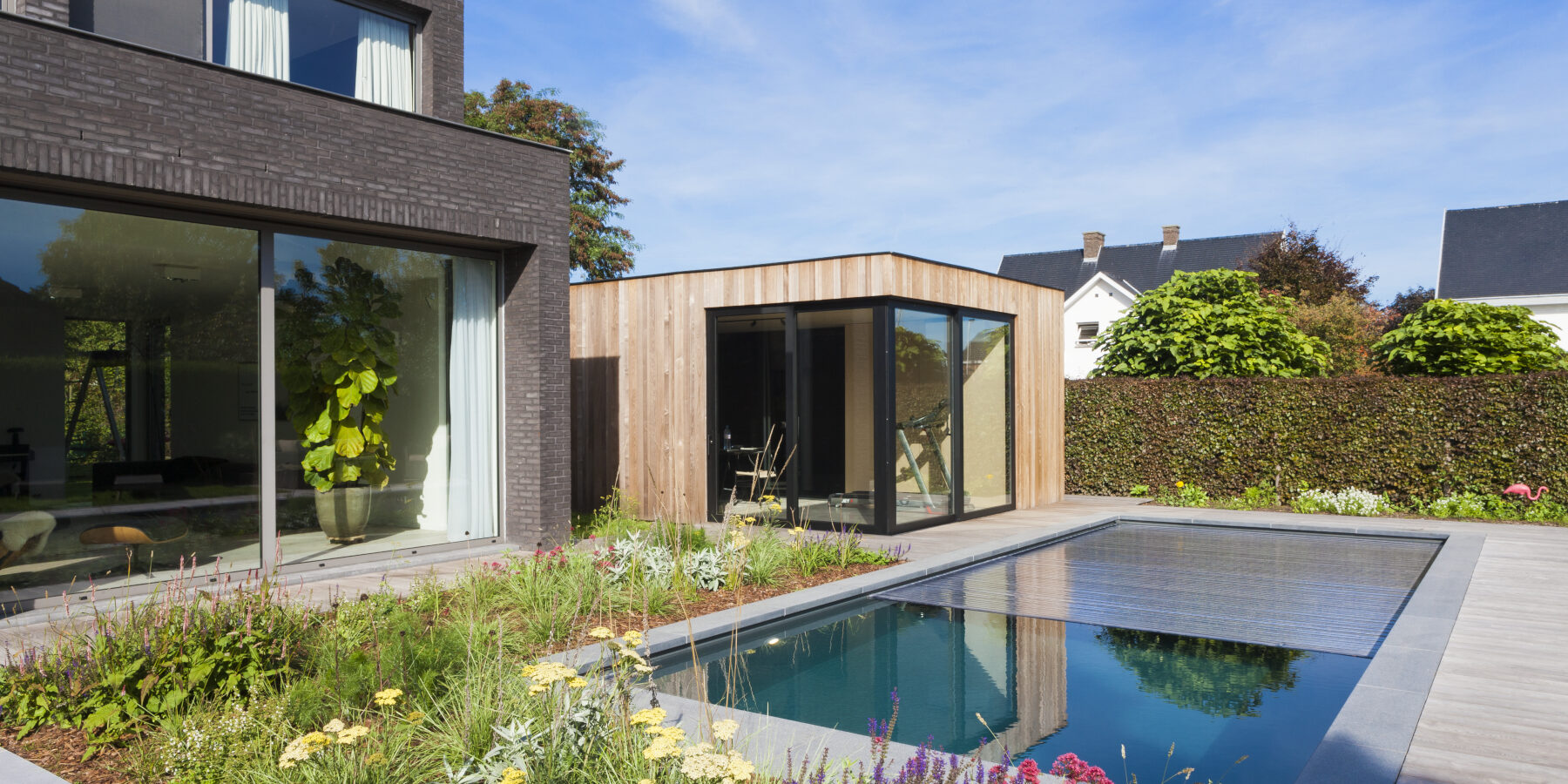 Poolabdeckung Lamellen